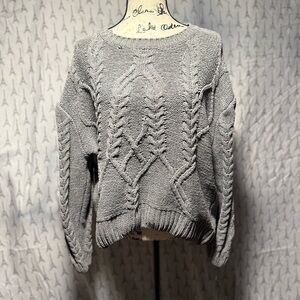 Gray Knit Sweater